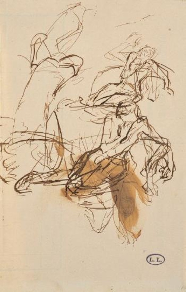 Studio per La mort et le Bûcheron by Léon Augustin Lhermitte