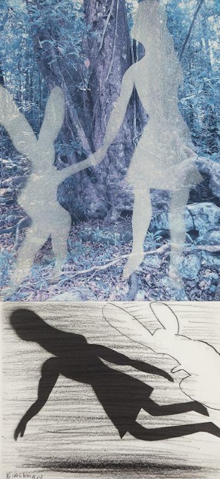 Alice and the rabbit by Charles Blackman
