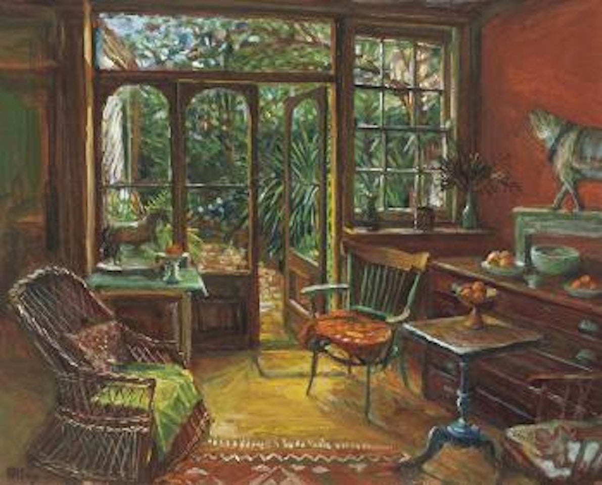 Garden room interior by Margaret Hannah Olley