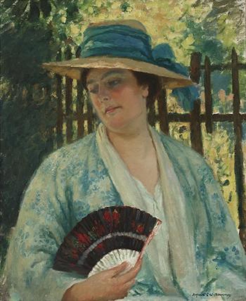 In the Garden (Portrait of the Artist's Wife) by Rupert Charles Wulsten Bunny