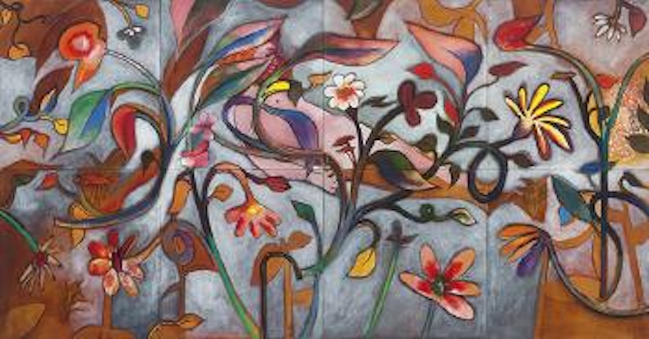 Rock pool by Charles Blackman