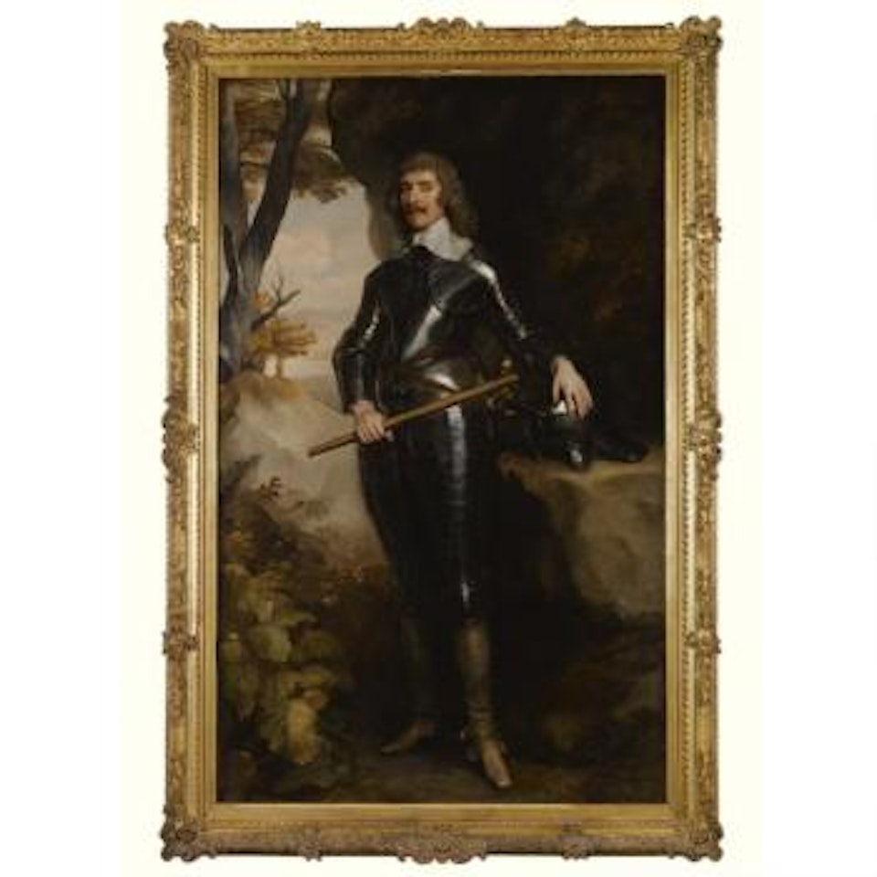 Portrait Of William, 1st Baron And Earl Of Craven (1608-1697), Wearing Armour And Holding A Baton by Anthony van Dyck