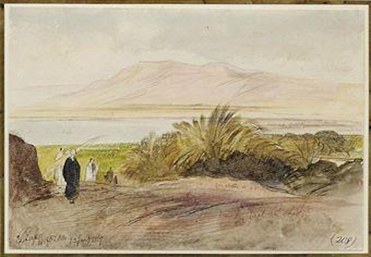 El Luxor, on the Nile by Edward Lear
