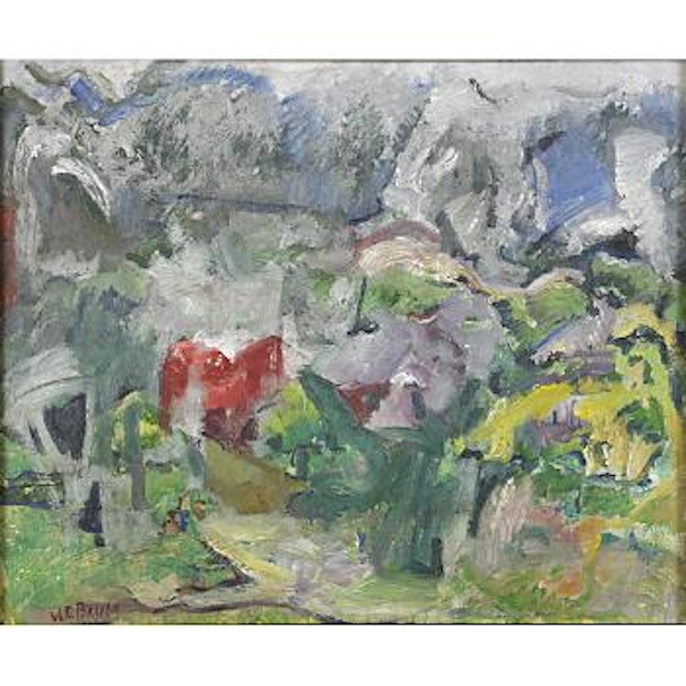 Spring landscape, doorway to illusion by Walter Emerson Baum