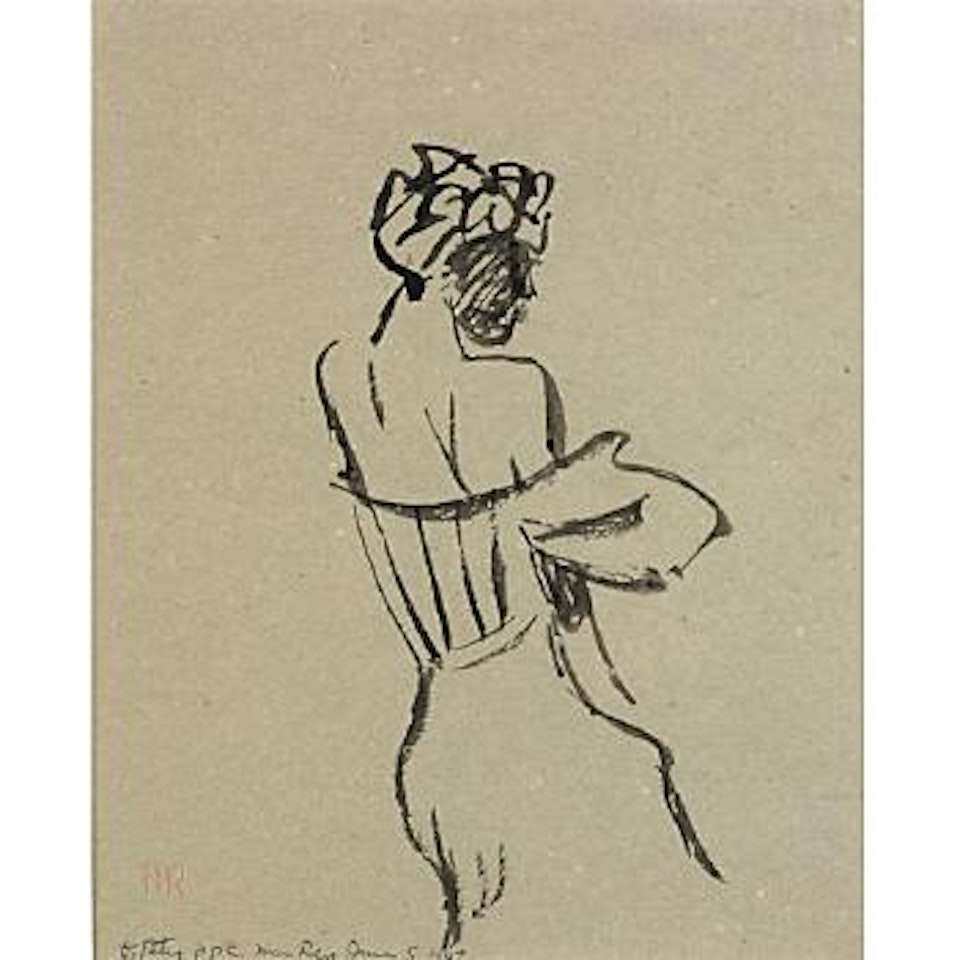 Untitled (Female profile) by Man Ray