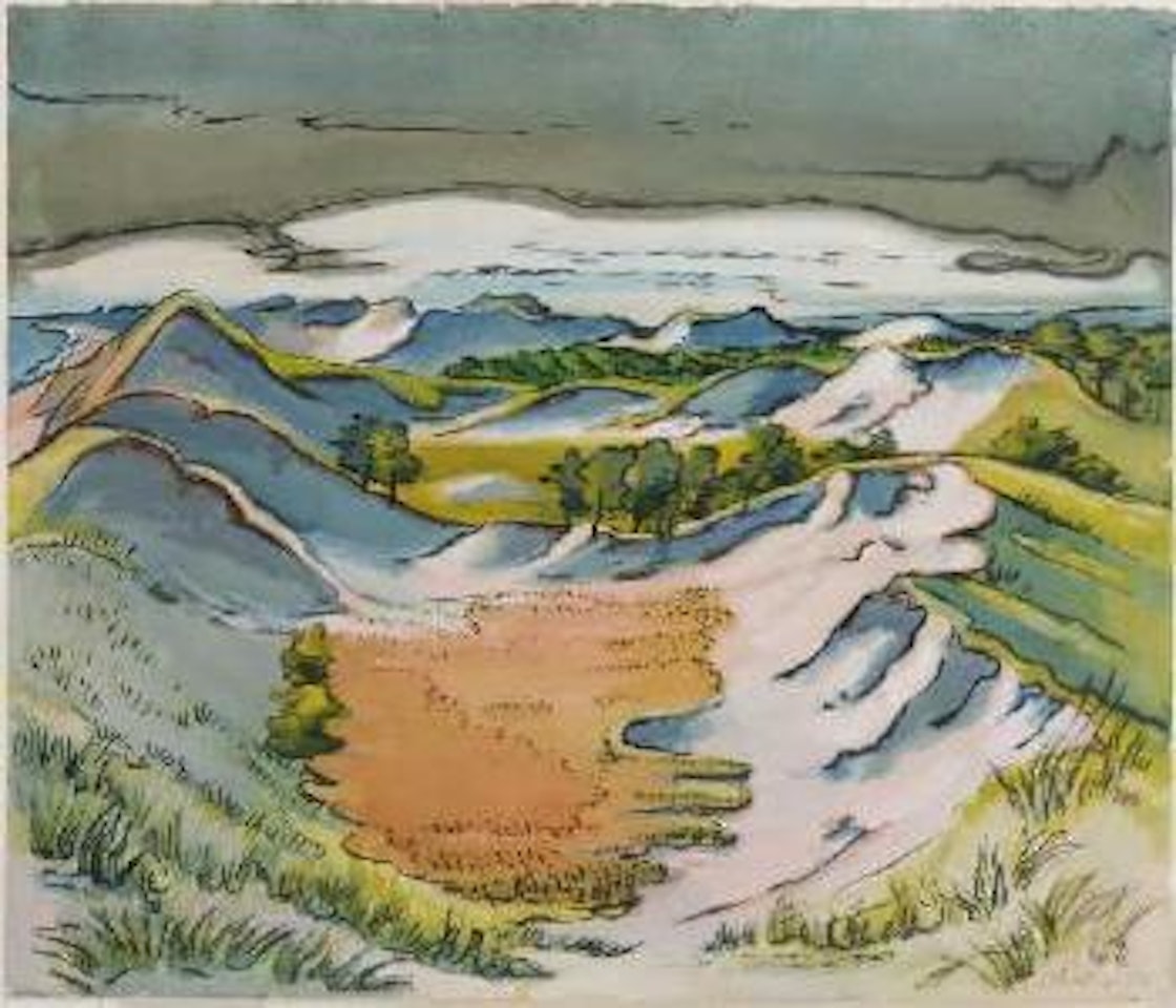 Dünen an der Ostsee (Leba) by Max Pechstein