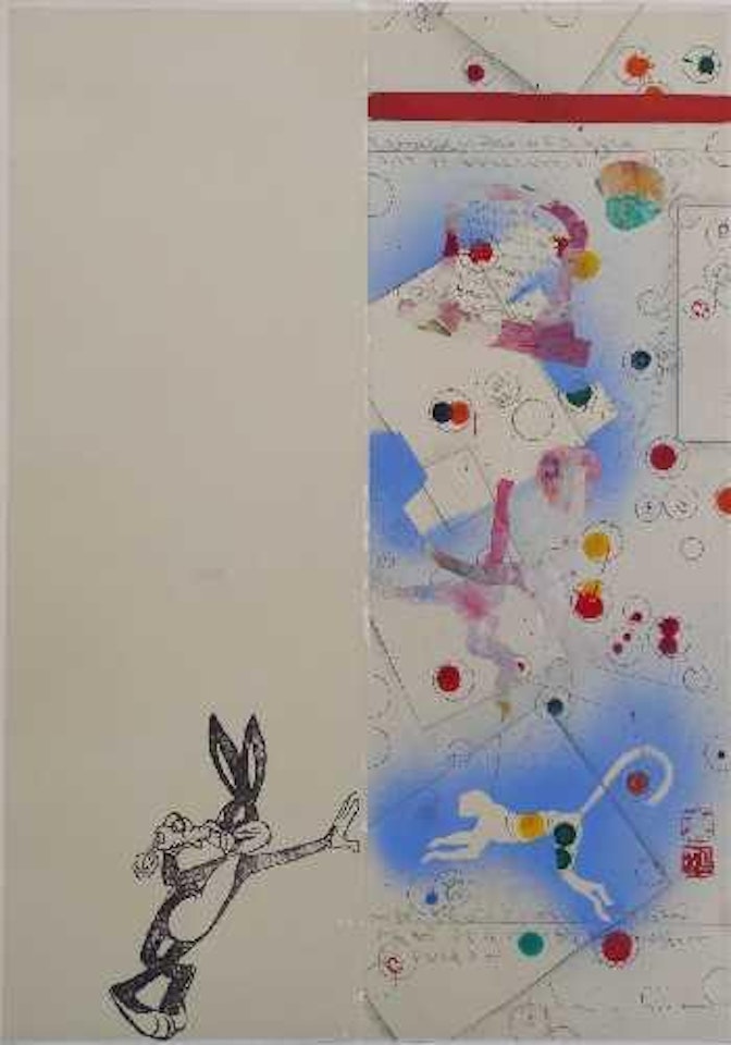 Ohne Titel (Bugs Bunny) by Alighiero Boetti