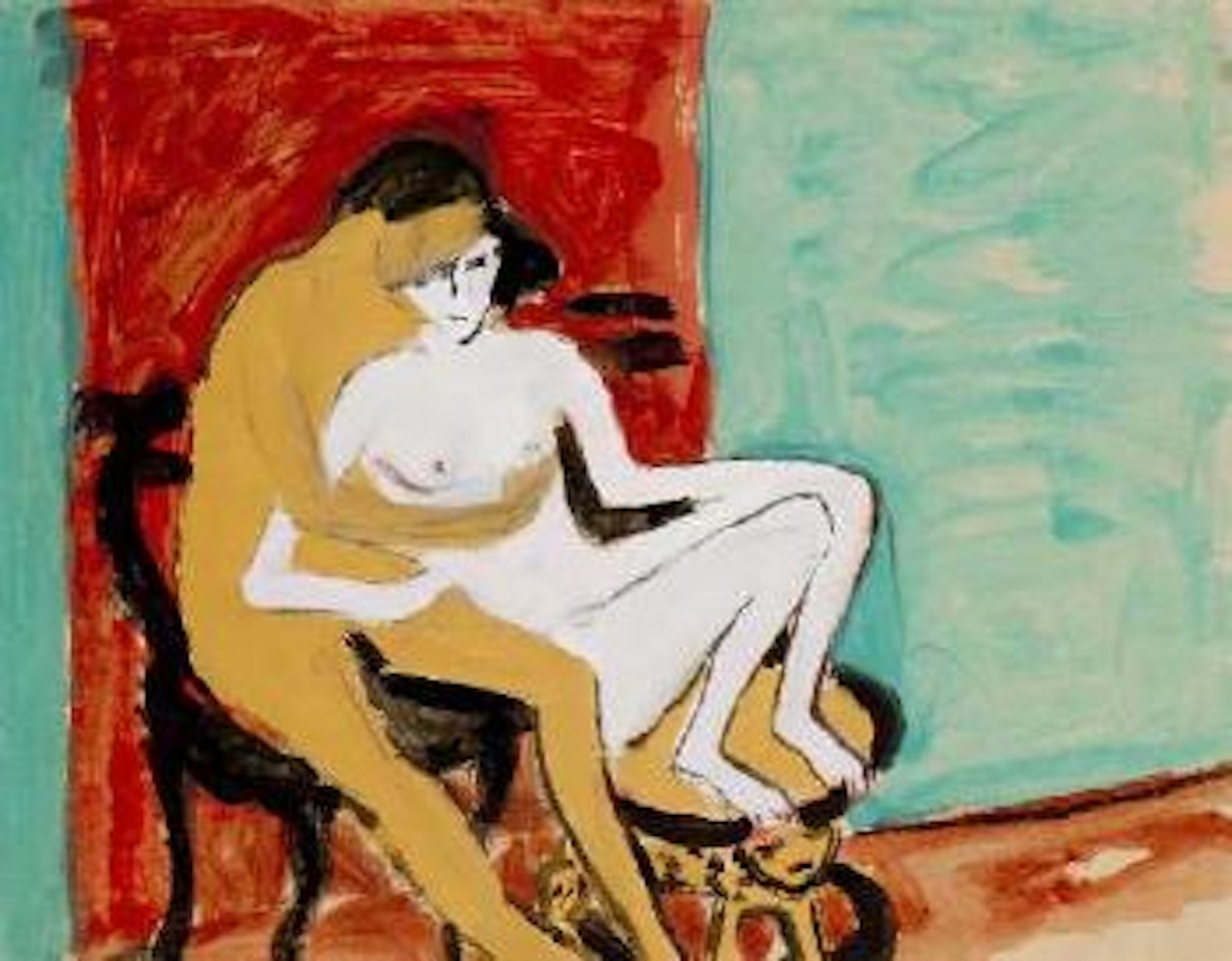 Liebespaar oder Junges Paar by Ernst Ludwig Kirchner