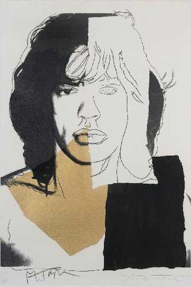 Mick Jagger by Andy Warhol