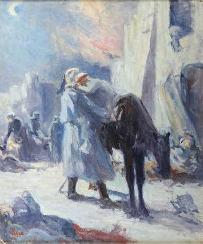Retour du blessé by Maximilien Luce