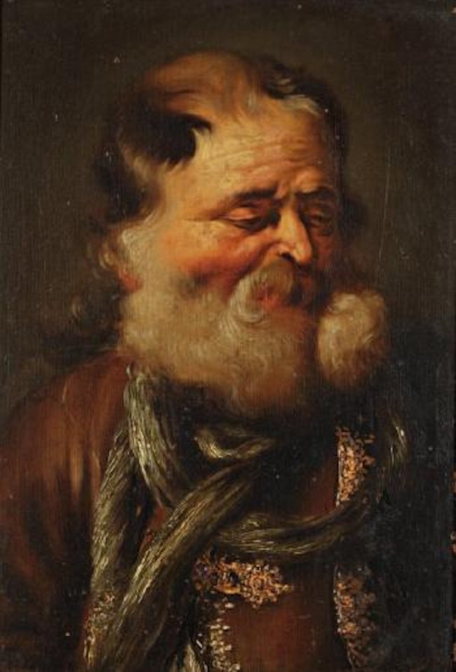 Portrait d'homme barbu by Christian Wilhelm Ernst Dietrich