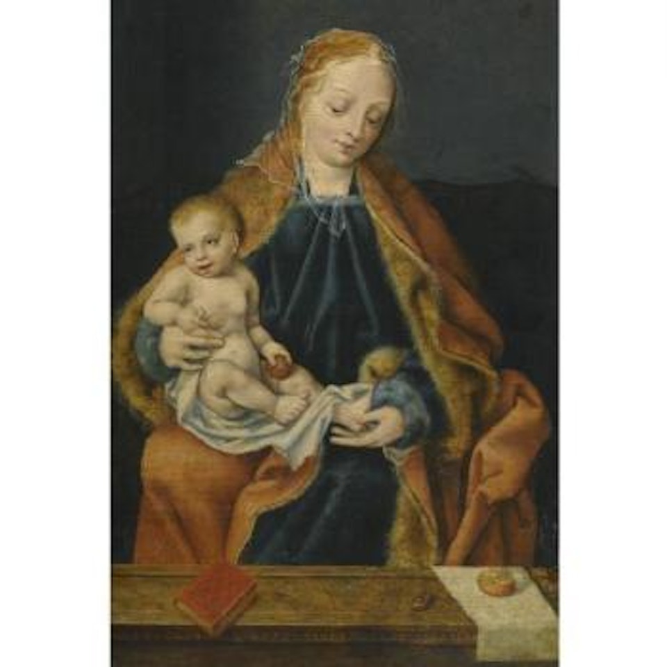 The Madonna And Child With An Orange by Joos van Cleve
