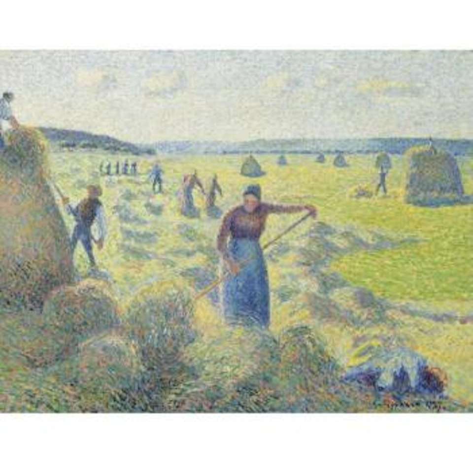La Récolte Des Foins, Eragny by Camille Pissarro