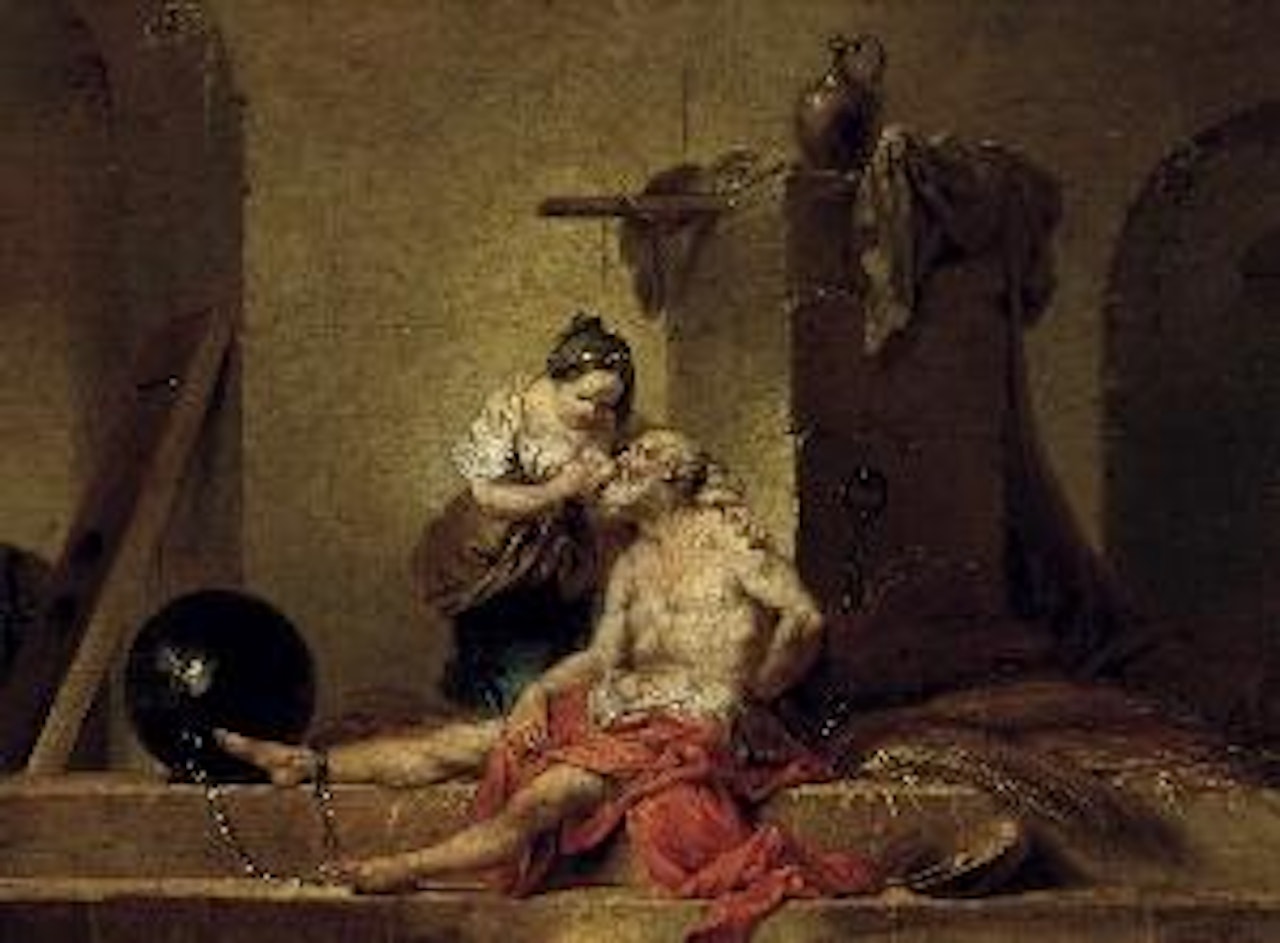 Caritas Romana by Januarius Johann Rasso Zick