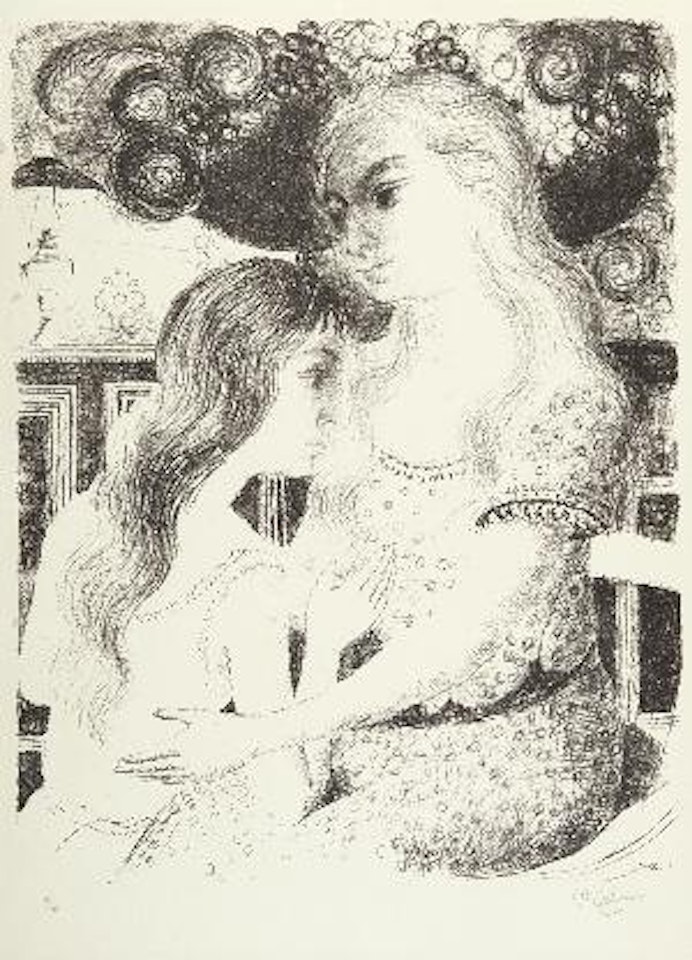 Les deux amies by Paul Delvaux