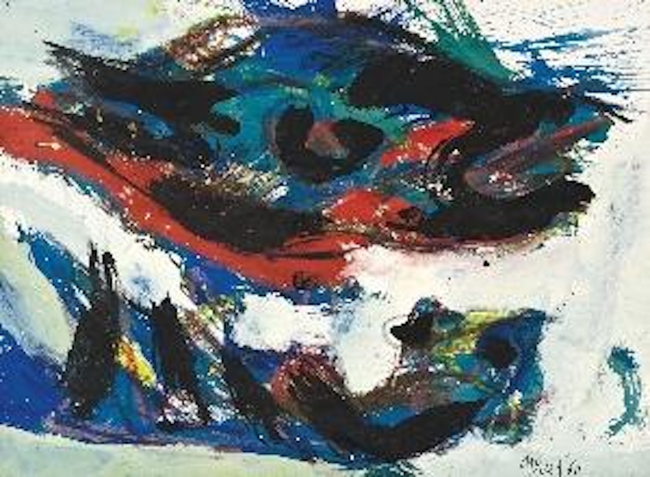 Two animals by Karel Appel