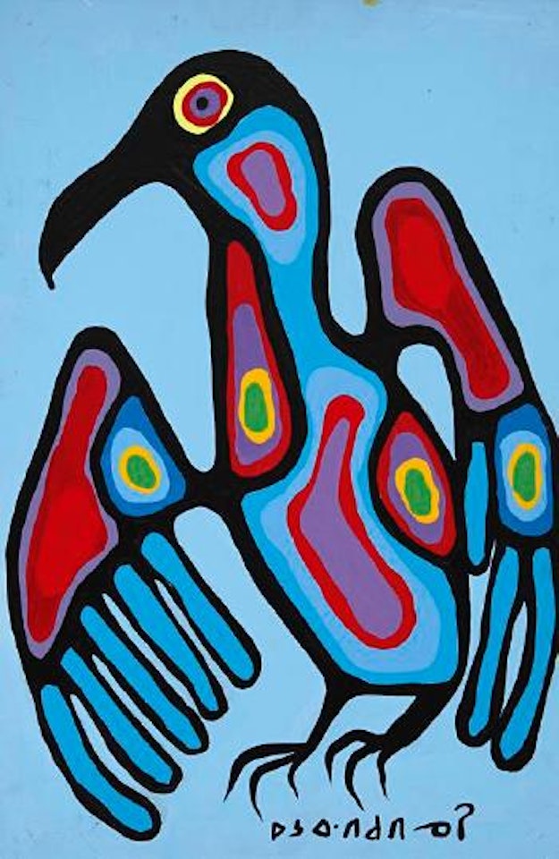 Baby thunderbird by Norval Morrisseau
