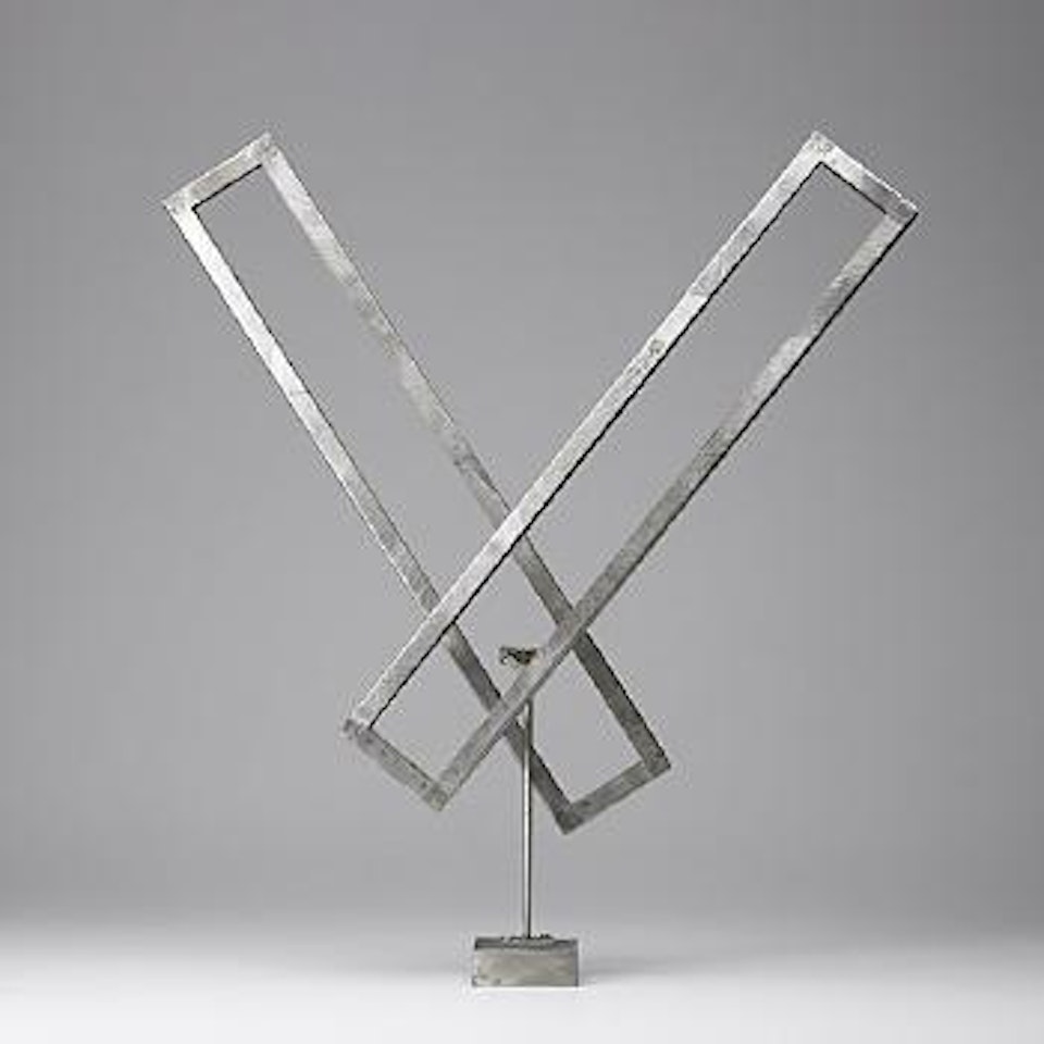 Two open rectangles Variation III by George Rickey