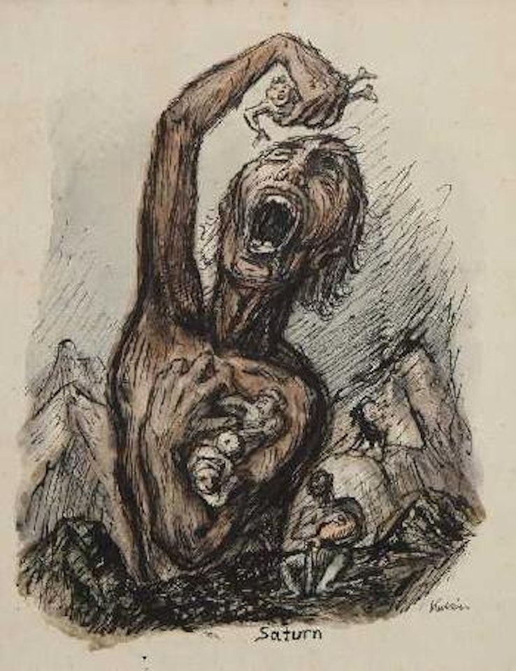 Saturn by Alfred Kubin