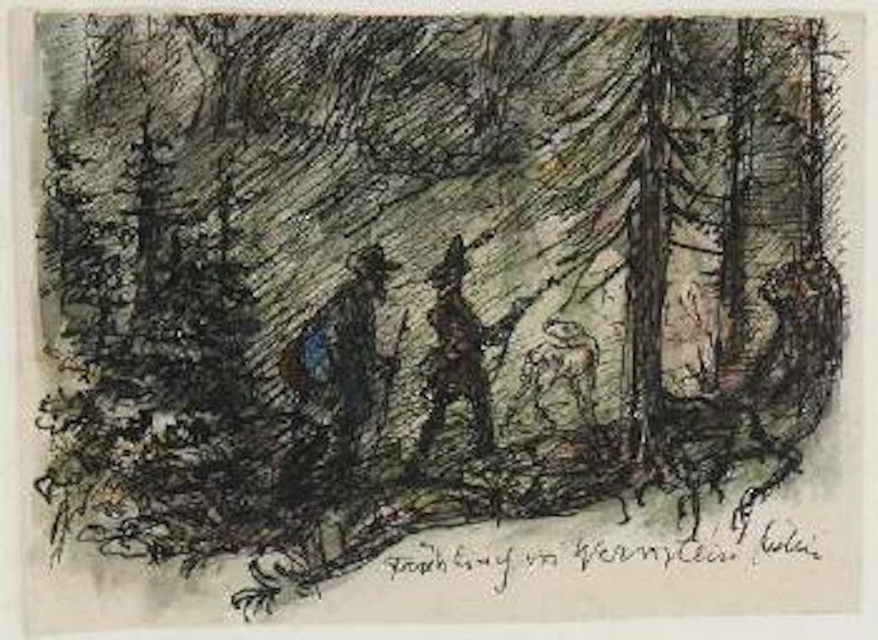 Frühling in Wernstein by Alfred Kubin