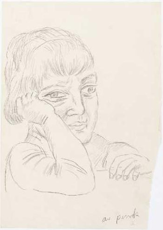 Bildnis einer Frau by A.R. Penck