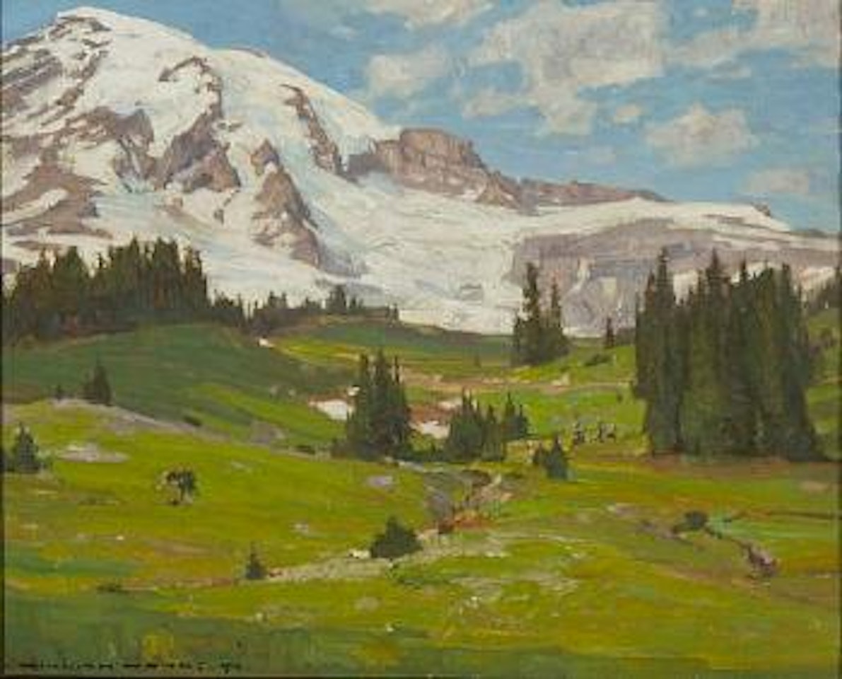 Mt. Rainier, Washington by William Wendt