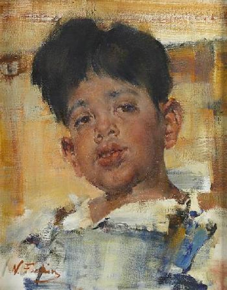 Head of a boy by Nicolai Fechin