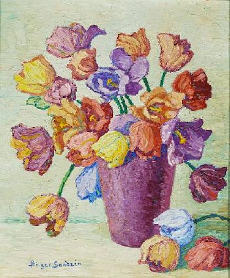 Tulips by Birger Sandzen