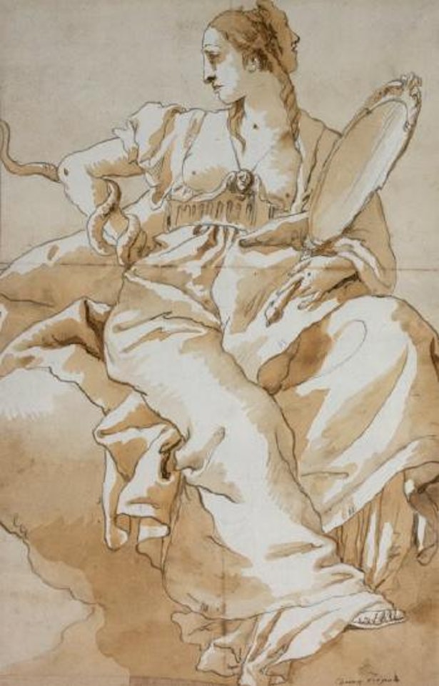 Allégorie de la prudence by Giovanni Domenico Tiepolo