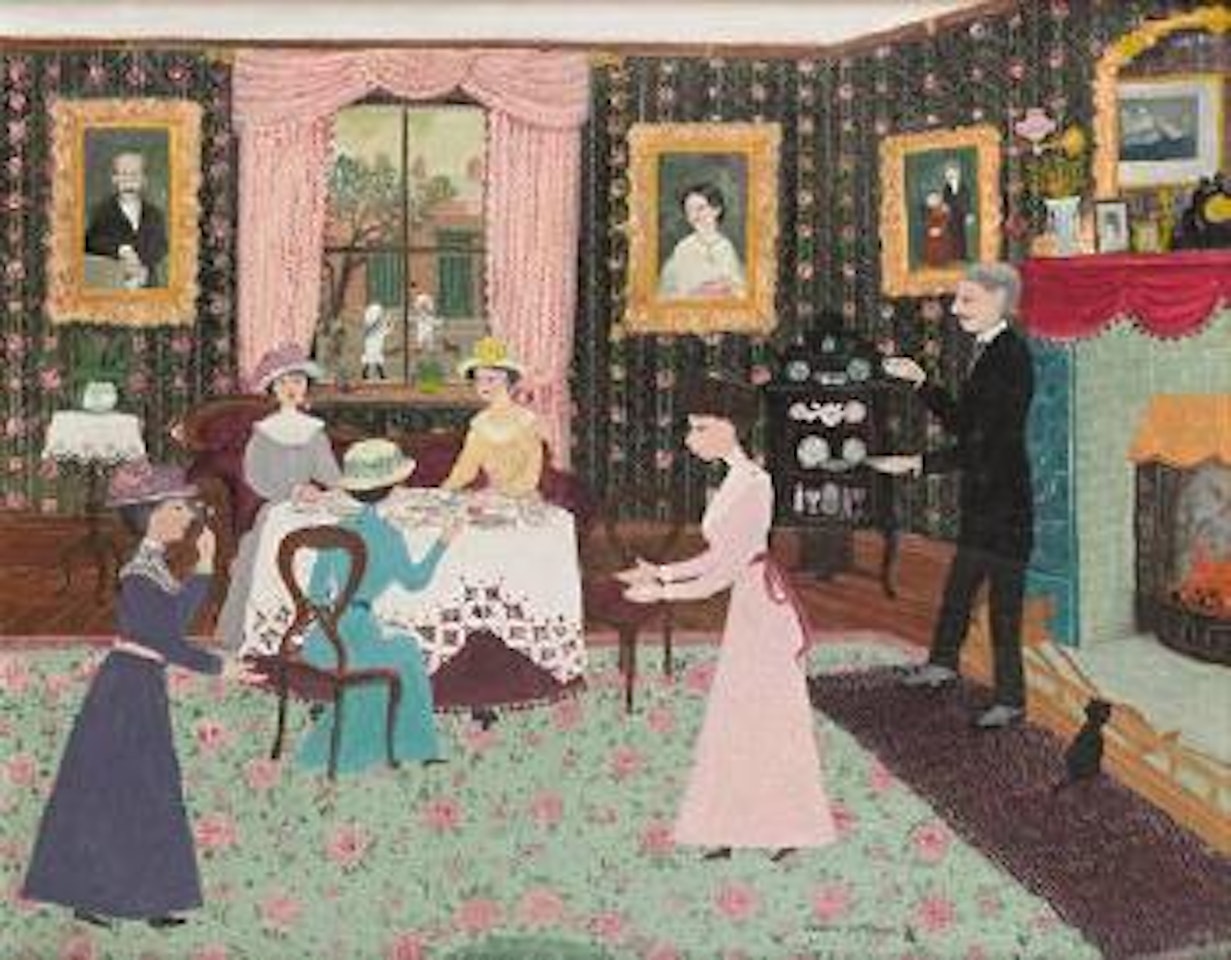 We went to Miss Carter's for tea by Helen Bradley