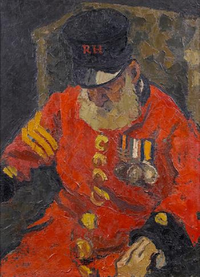 The pensioner by Kyffin Williams