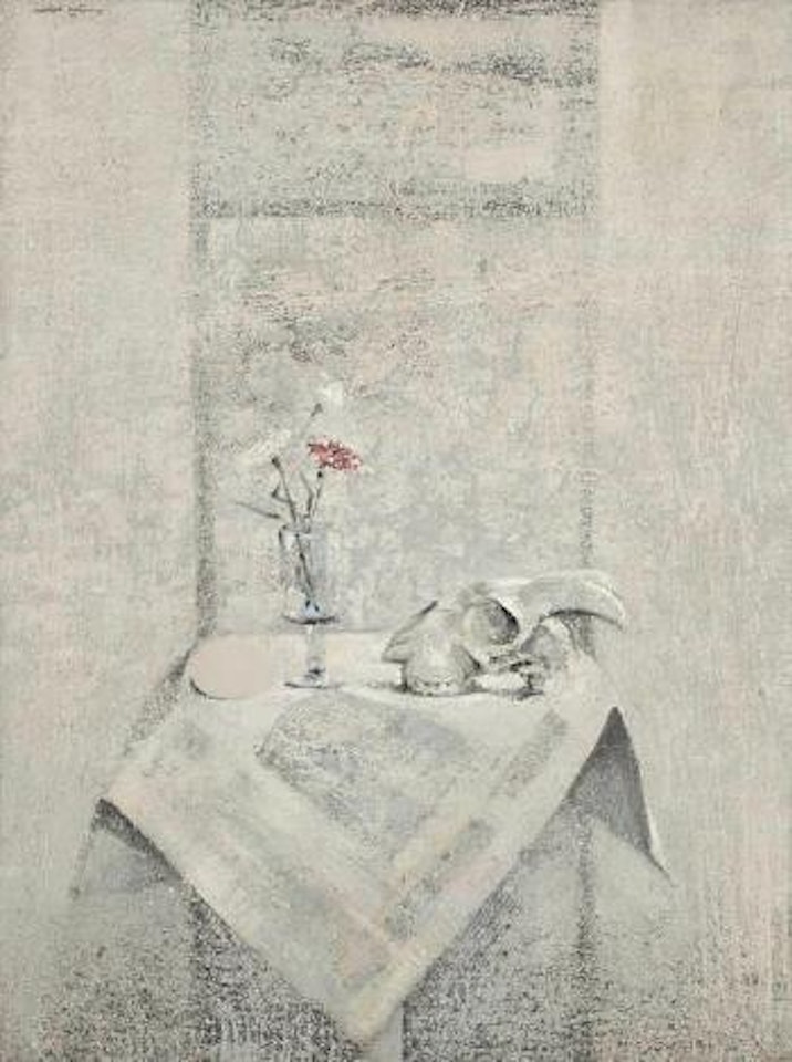 White still life by Michael Ayrton