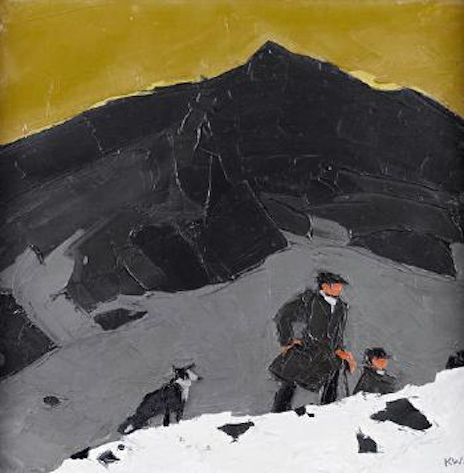 Hill farmers by Kyffin Williams