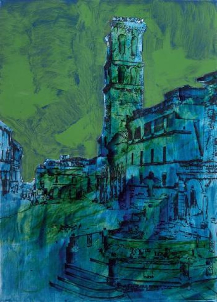 Piazza d'Italia by Tano Festa