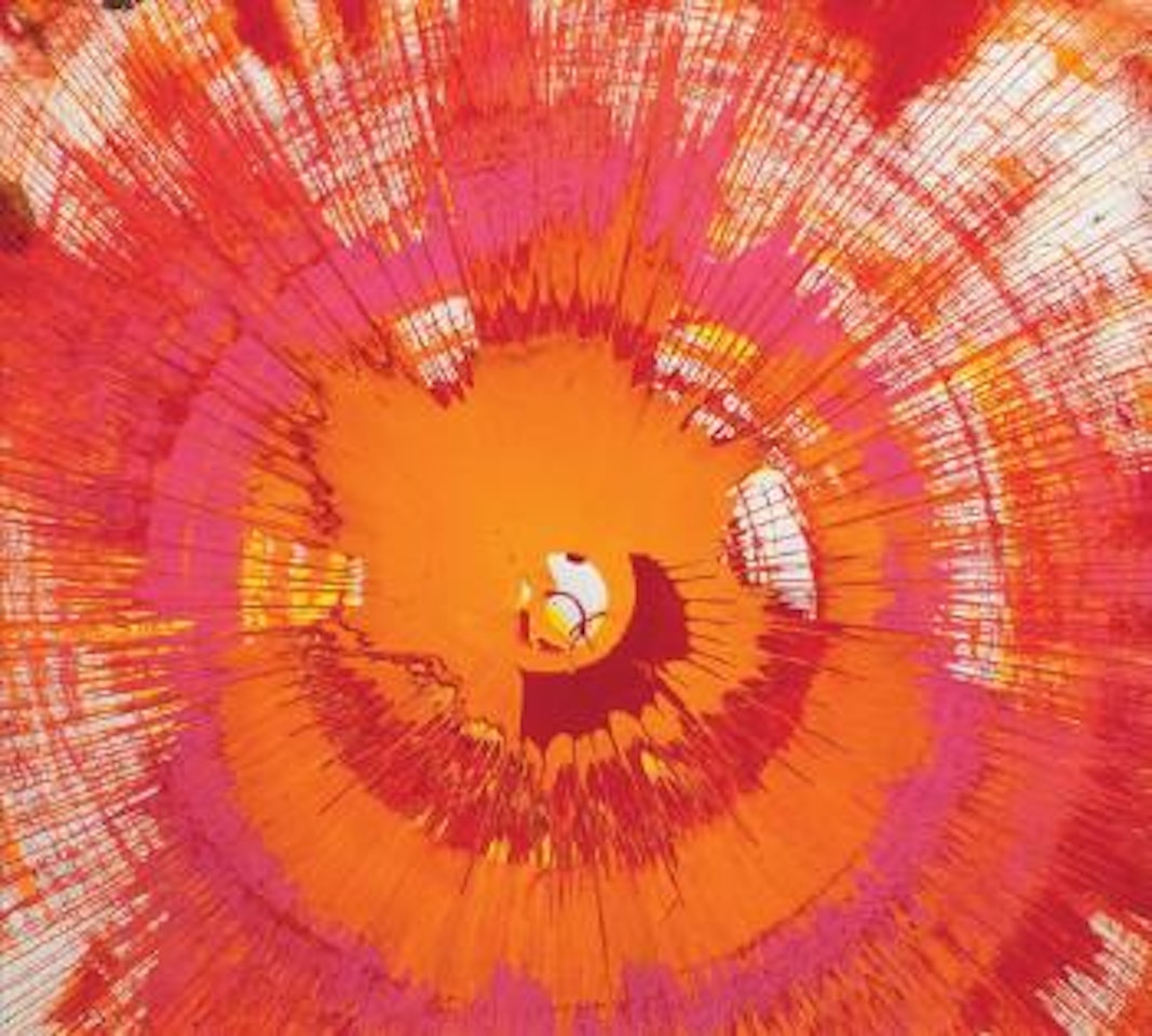 Spin painting by Damien Hirst