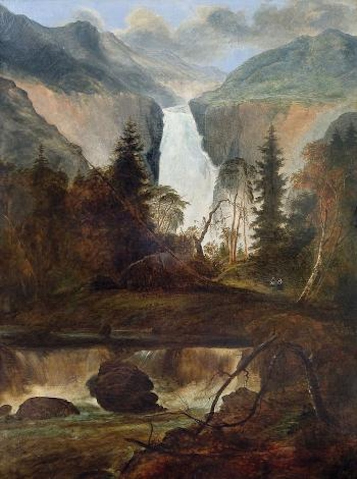 The waterfall at Rjukan by Peder Balke