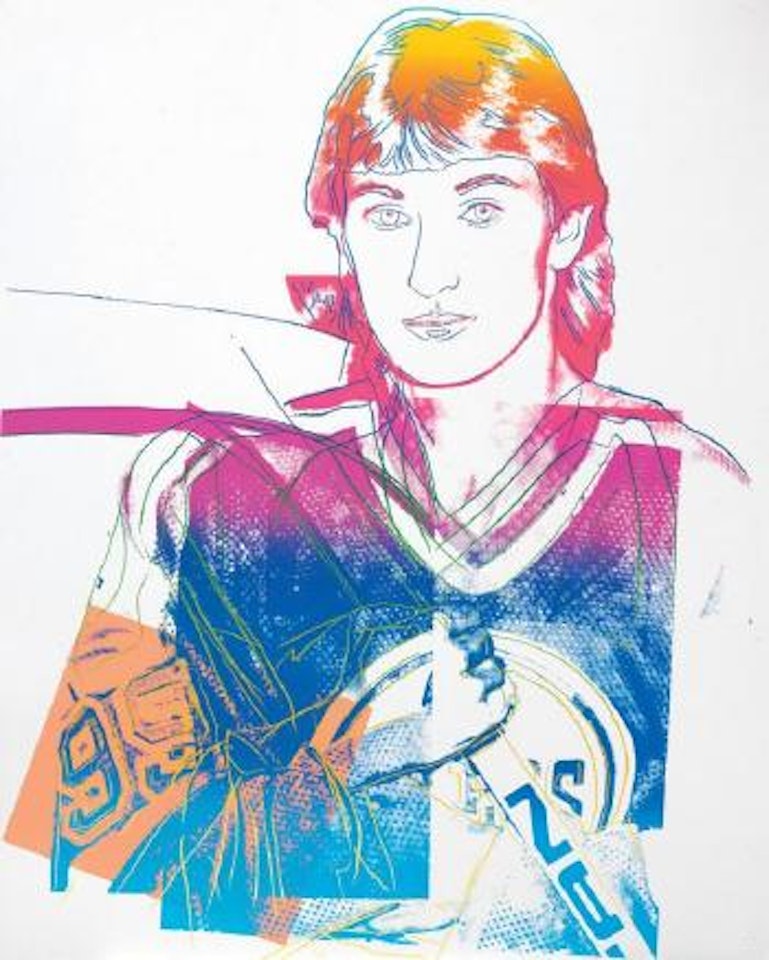 Wayne Gretsky #99 by Andy Warhol