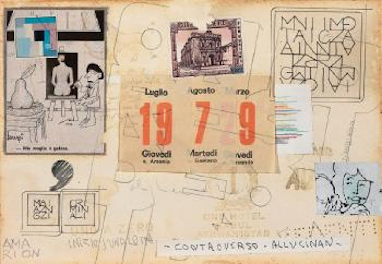 Senza titolo (Magazzini criminali) by Alighiero Boetti