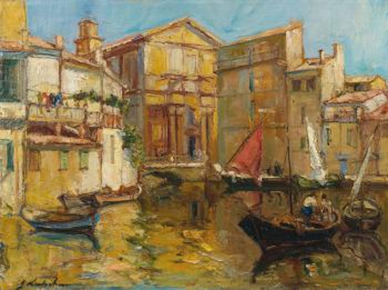 Les Martigues by Georgij Aleksandrovic Lapschin
