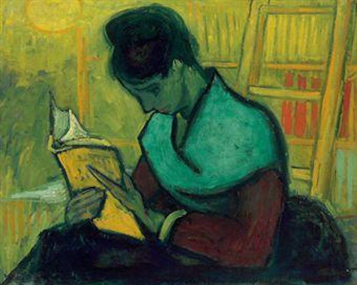 Une liseuse de romans by Vincent van Gogh