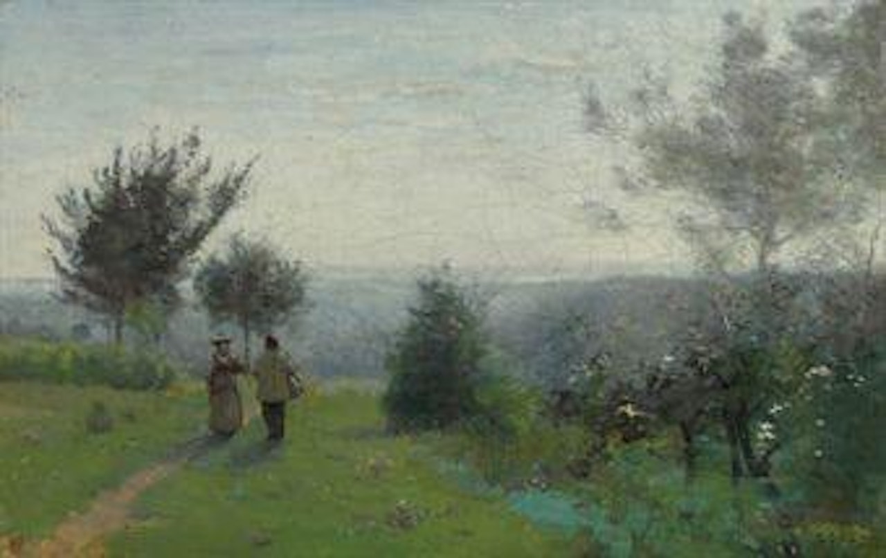 L'aube printannière by Jean Baptiste Camille Corot