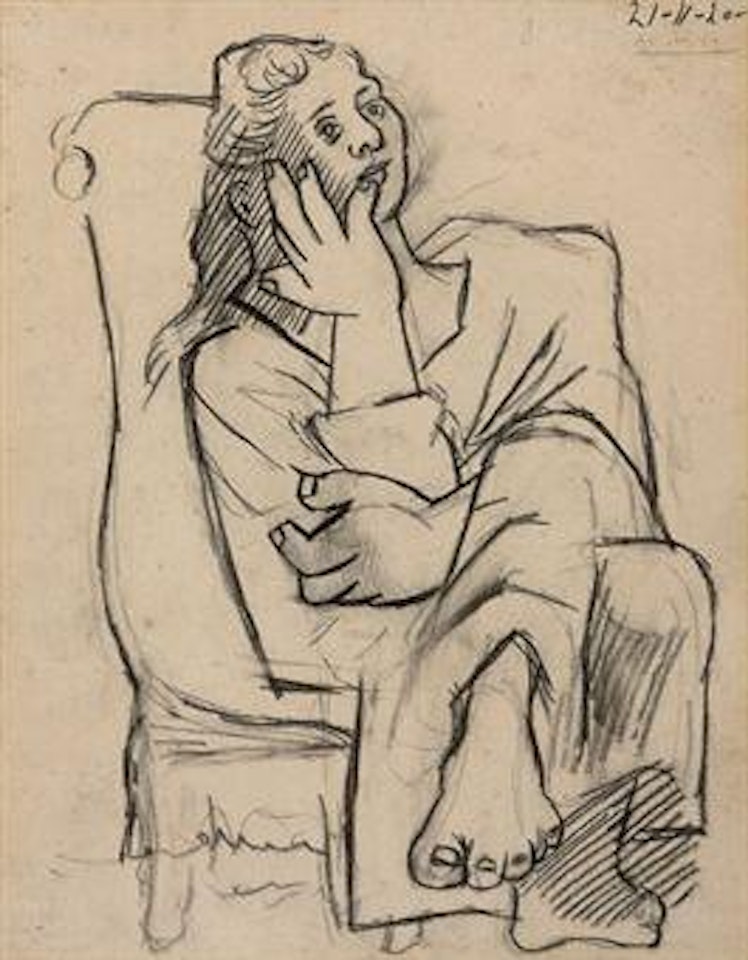 Femme assise by Pablo Picasso