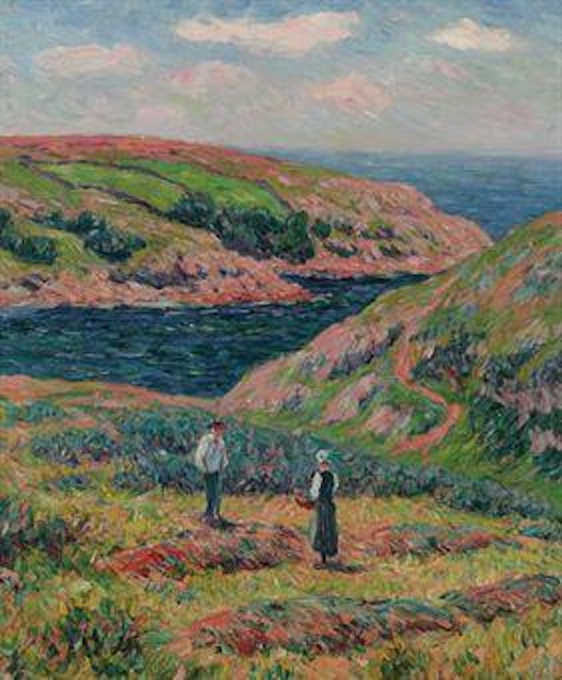Falaises de Clohars, Finistère by Henry Moret