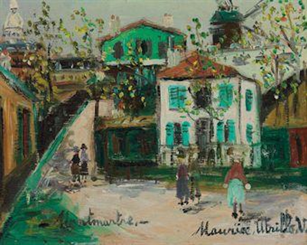 Rue de Montmartre by Maurice Utrillo