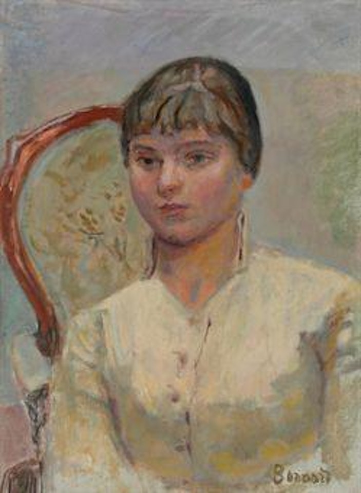 Jeune femme au fauteuil (étude) by Pierre Bonnard