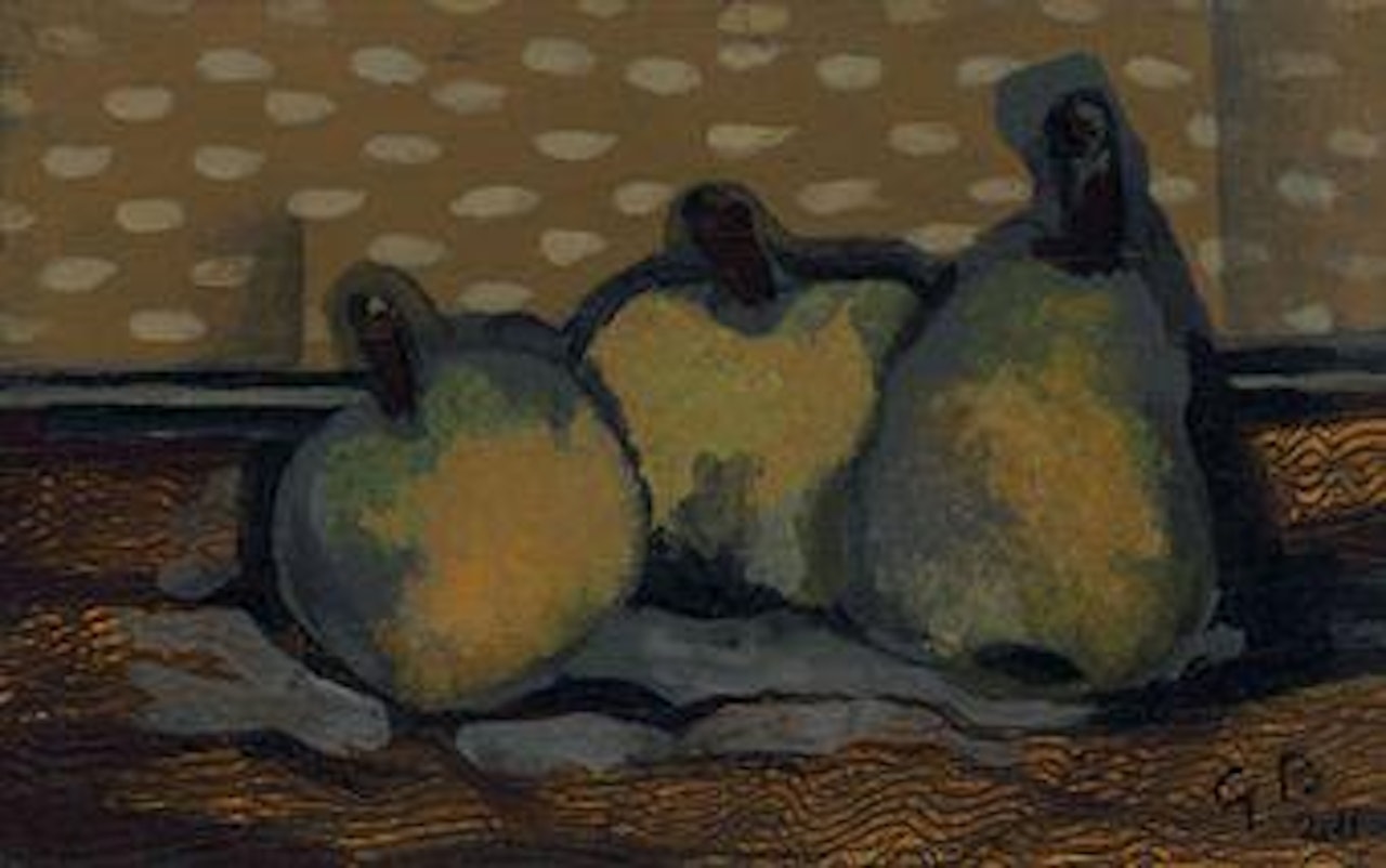 Poire, deux pommes by Georges Braque