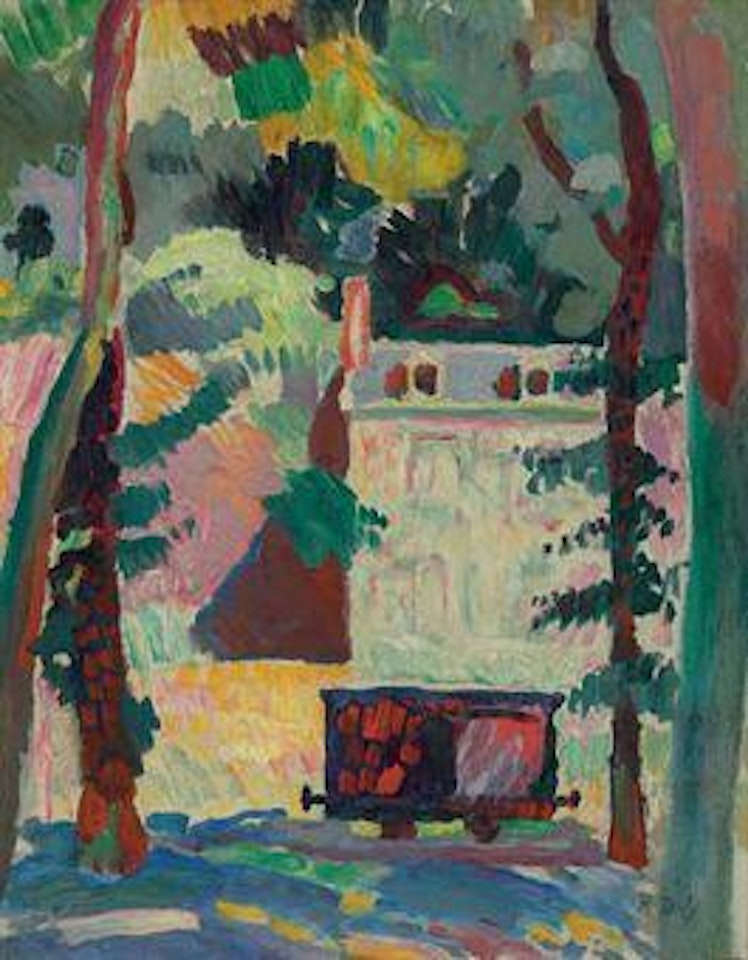 Le petit wagon by Raoul Dufy
