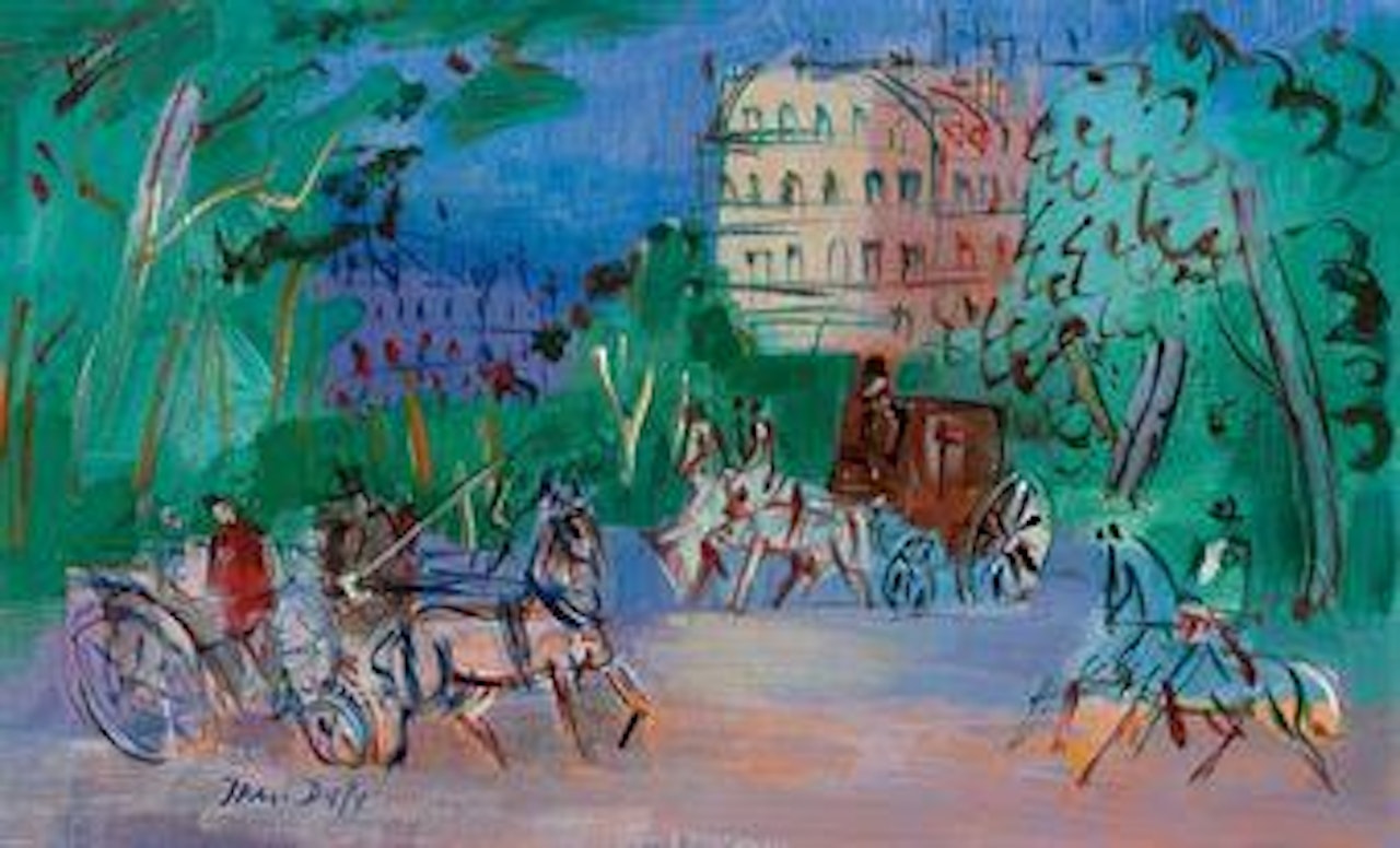 Bois de Boulogne by Jean Dufy