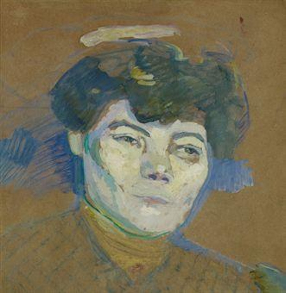 Tête de femme by Henri de Toulouse-Lautrec