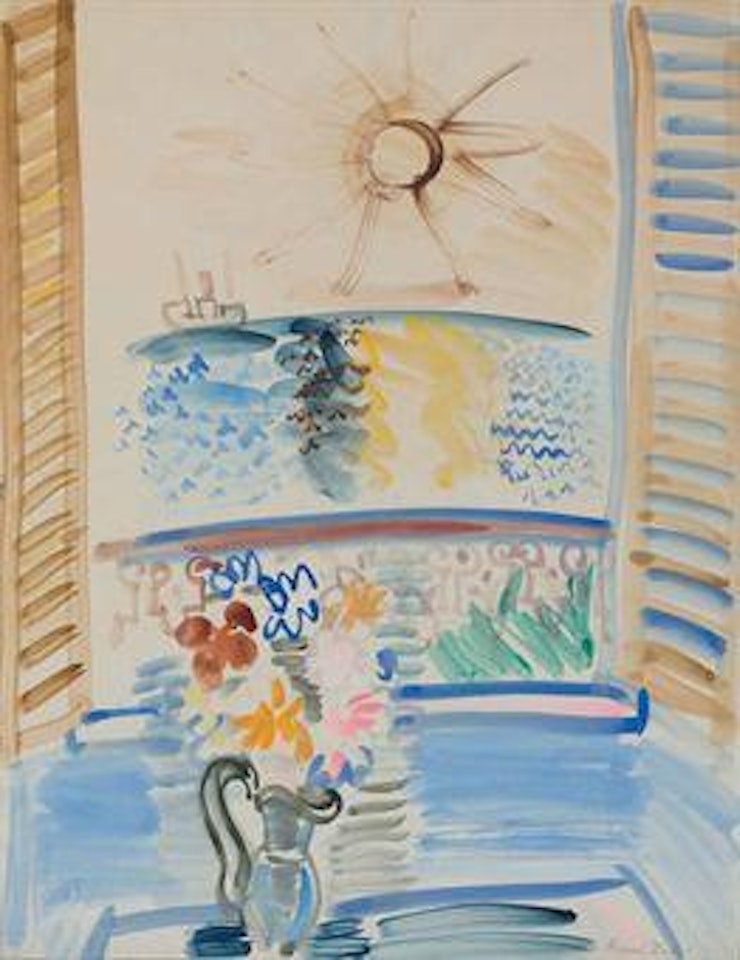 Fenêtre ouverte sur la mer by Raoul Dufy